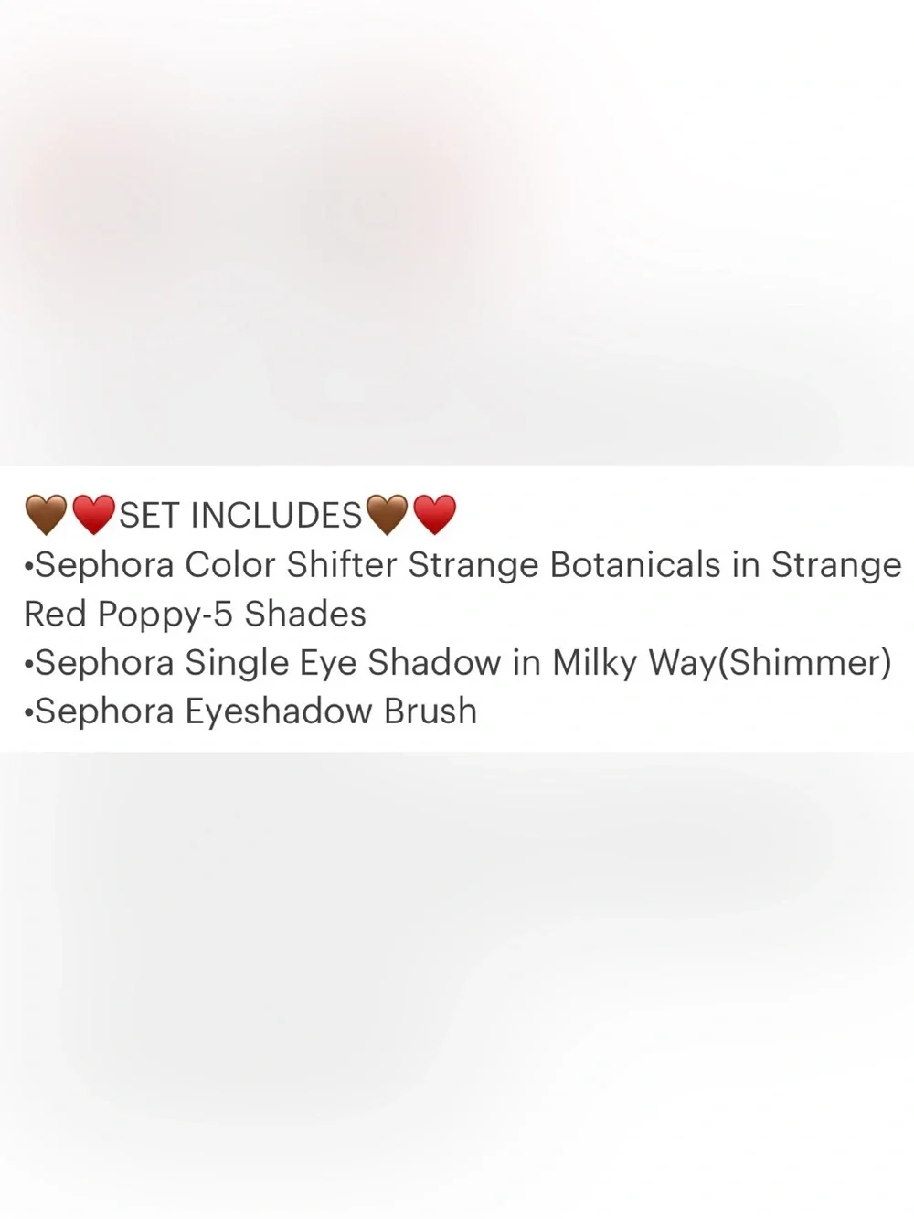 🤎♥️SEPHORA COLLECTION🤎♥️3-Piece Eye Shadow Set/NIP
